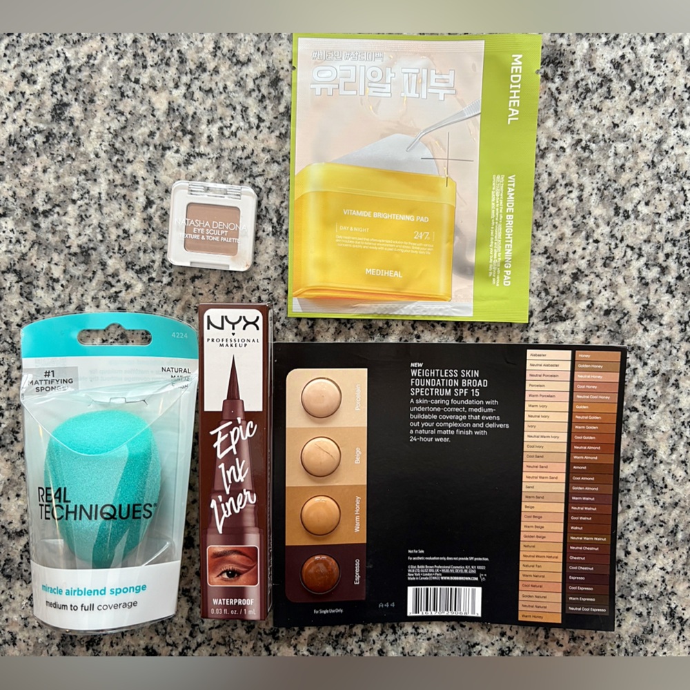 ♥️💖 MAKEUP SKINCARE & TOOLS BUNDLE Bobbi Brown Natasha Denona NYX Mediheal NEW